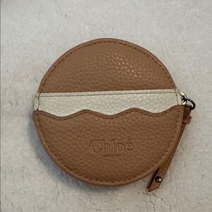Authentic Chloé Parfum Leather Coin Purse With 1 Front Layer Limited Edition
